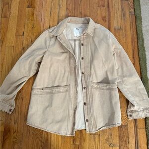 Sezane Beige Utility Jacket